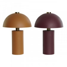 Lampa stołowa DKD Home Decor Pomarańczowy Magenta Złoty Metal 50 W 220 V 31 x 31 x 45 cm (2 Sztuk)