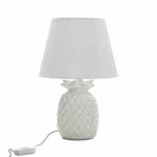 Lampa stołowa Versa 1 Ananas Biały Ceramika 17 x 34 x 17 cm