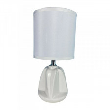 Lampa stołowa Versa Adam Biały Ceramika Materiałowy (13 x 29 x 10,5 cm)