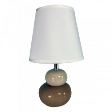 Lampa stołowa Versa Brązowy Ceramika Materiałowy (15 x 22,5 x 9,5 cm)