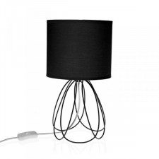Lampa stołowa Versa Mila Czarny 20 x 36 cm Metal