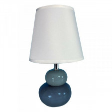 Lampa stołowa Versa Niebieski Ceramika Materiałowy (15 x 22,5 x 9,5 cm)