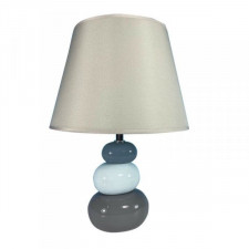 Lampa stołowa Versa Szary Niebieski Ceramika Materiałowy (22,5 x 32 x 8,5 cm)