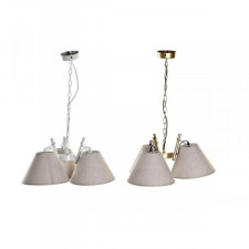 Lampa Sufitowa DKD Home Decor 50 x 46 x 30 cm Złoty Metal Biały 50 W (2 Sztuk)