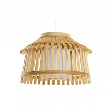 Lampa Sufitowa DKD Home Decor Brązowy Bambus 50 W 43 x 43 x 29 cm