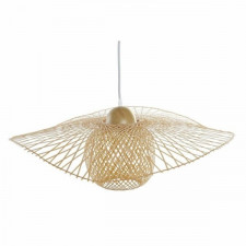 Lampa Sufitowa DKD Home Decor Wielokolorowy Naturalny Drewno Bambus Kapelusz słoneczny 55 x 55 x 19 