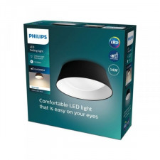 Lampa Sufitowa Philips Plafón 14W Czarny Metal/Plastikowy (34 x 12 x 34 cm) (3000 K)