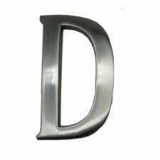 Litera EDM D Matowy Srebrny nikiel (10 cm)