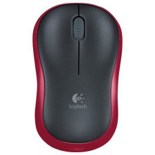 Logitech M185 Wireless Mouse Czerwono-czarny