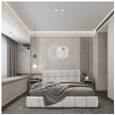 łóżko tapicerowane 140/160x200 cm jasmina, ze stelażem i pojemnikiem, szare