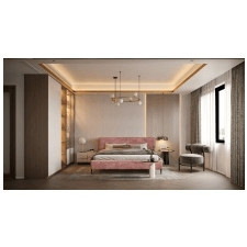 łóżko tapicerowane salima ll 140/160/180x200 cm, ze stelażem drewnianym, różowe