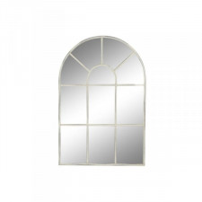 Lustro ścienne DKD Home Decor 82 x 2,5 x 122 cm Metal Biały Vintage Okno