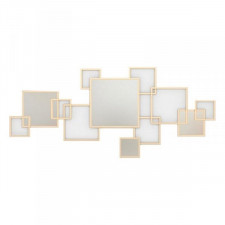 Lustro ścienne DKD Home Decor Złoty Metal (120 x 2 x 53 cm)