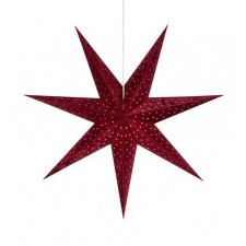 markslojd lampa wisząca dekoracyjna świąteczna velours 75 705486 1x25w czerwony