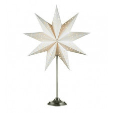 markslojd lampka dekoracyjna świąteczna solvalla 704116 1x25w biały srebrny