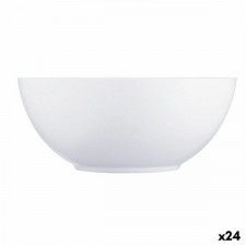 Miska Luminarc Diwali Biały Szkło (Ø 18 cm) (24 Sztuk)