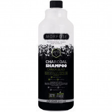 morfose charcoal shampoo carbon black - szampon bez sls z węglem aktywnym, 1000ml
