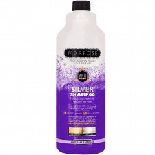 morfose silver shampoo anti yellow – szampon do włosów blond i siwych, 1000ml