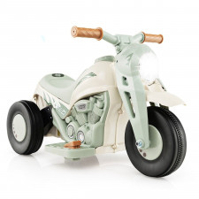 Motocykl elektryczny dla dzieci z efektem bąbelków beżowy