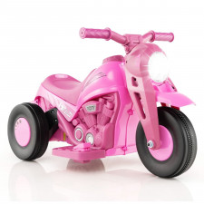 Motocykl elektryczny dla dzieci z efektem bąbelków różowy