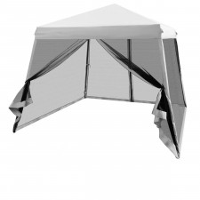 Namiot ogrodowy pawilon z moskitierą 300 x 300 x 237-255 cm