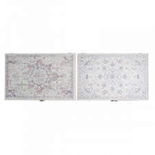 Narzuta DKD Home Decor Licznik Etniczny Drewno MDF 2 Sztuk 46,5 x 6 x 31,5 cm