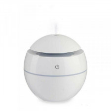Nawilżacz z dyfuzorem zapachów z wielokolorowymi światełkami LED Biały Plastikowy (130 ml) (10 x 10 