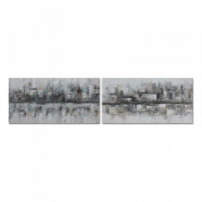 Obraz DKD Home Decor 120 x 2,8 x 60 cm Abstrakcyjny Loft (2 Sztuk)