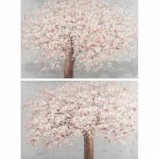 Obraz DKD Home Decor 120 x 3,5 x 80 cm Drzewo Tradycyjny (2 Sztuk)