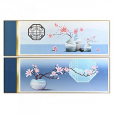 Obraz DKD Home Decor 180 x 3 x 60 cm Orientalny (2 Sztuk)