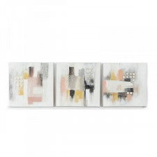Obraz DKD Home Decor 60 x 2,8 x 60 cm Abstrakcyjny Nowoczesny (3 Części)