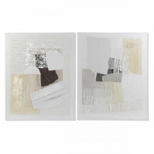 Obraz DKD Home Decor 80 x 3,7 x 100 cm Abstrakcyjny Miejska (2 Sztuk)