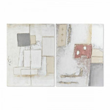 Obraz DKD Home Decor 90 x 3,7 x 120 cm Abstrakcyjny Nowoczesny (2 Sztuk)