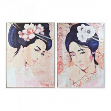Obraz DKD Home Decor CU-179961 Orientalny 103,5 x 4,5 x 144 cm (2 Sztuk)
