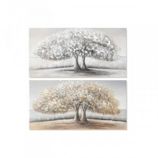 Obraz DKD Home Decor Drzewo Tradycyjny 120 x 3 x 60 cm (2 Sztuk)
