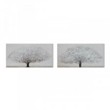 Obraz DKD Home Decor Drzewo Tradycyjny 140 x 3 x 70 cm (2 Sztuk)