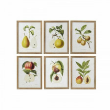 Obraz DKD Home Decor Nowoczesny Owoce 45 x 2 x 60 cm (6 Części)