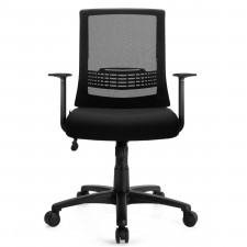 Obrotowe krzesło biurowe z podparciem lędźwiowym 65 x 56 x 91-101cm