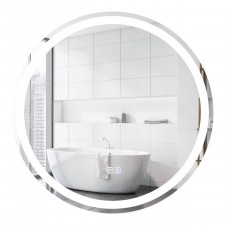 Okrągłe lustro łazienkowe podświetlane LED