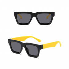Okulary przeciwsłoneczne z filtrem UV400 STL39A Czarny/Żółty + akcesoria