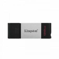 Pamięć USB Kingston DT80/128GB 128 GB USB-C Czarny Srebro 128 GB