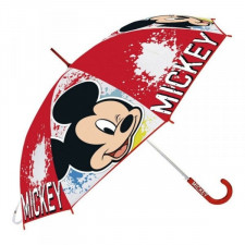 Parasol Mickey Mouse Happy Smiles Czerwony (Ø 80 cm)
