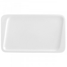 Płaski Talerz Quid Chef Biały Ceramika 30 x 18 cm (6 Sztuk) (Pack 6x)