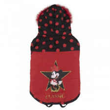 Płaszcz dla psa Minnie Mouse Czarny Czerwony M