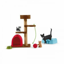 Playset Schleich Playtime for cute cats Kotów Plastikowy