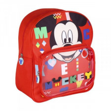 Plecak szkolny Mickey Mouse Czerwony (25 x 30 x 12 cm)