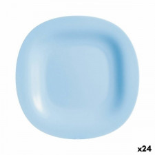 Plochá doska Luminarc Carine Niebieski Szkło (Ø 27 cm) (24 Sztuk)
