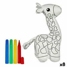 Plush Colouring Żyrafa (8 Sztuk)