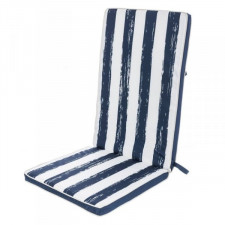 Poduszka na krzesło 123 x 48 x 4 cm Niebieski