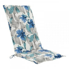 Poduszka na krzesło DKD Home Decor 8424001768455 Niebieski Kwiat 50 x 5 x 125 cm